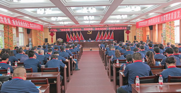 公司召開“違規(guī)決策、違規(guī)投資、違規(guī)擔(dān)保、違規(guī)招投標(biāo)”專項整治動員大會