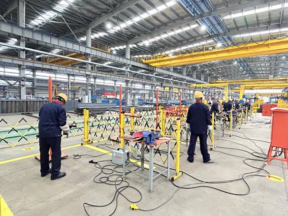 公司舉辦電焊工、電工技術(shù)比武
